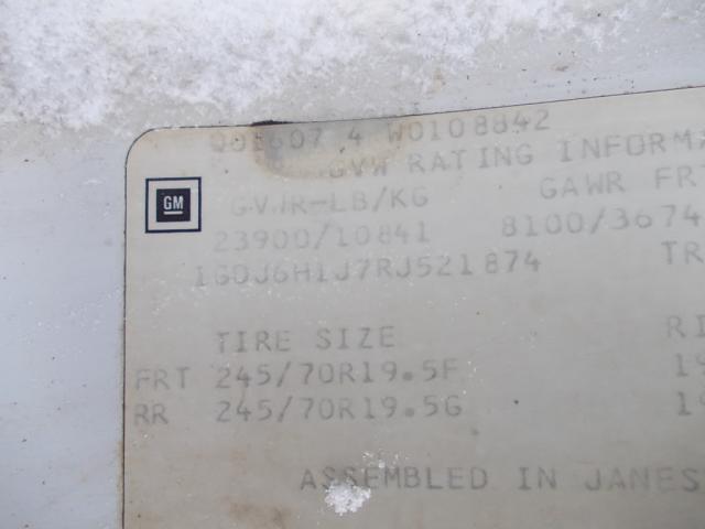 1GDJ6H1J7RJ521874 - 1994 GMC TOPKICK C6 WHITE photo 9