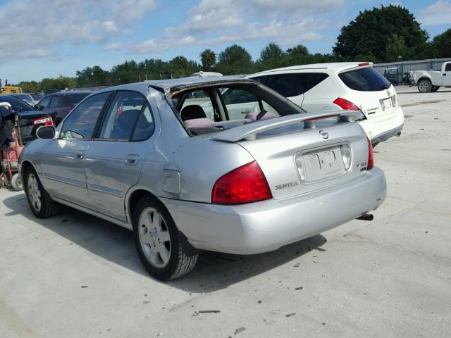 3N1CB51D25L596845 - 2005 NISSAN SENTRA 1.8 SILVER photo 3