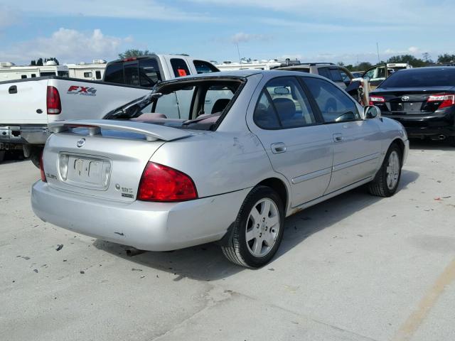 3N1CB51D25L596845 - 2005 NISSAN SENTRA 1.8 SILVER photo 4