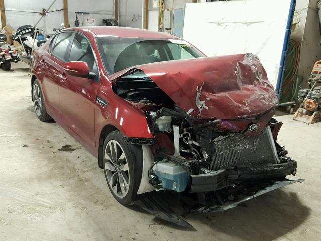 5XXGR4A71FG474053 - 2015 KIA OPTIMA SX RED photo 1