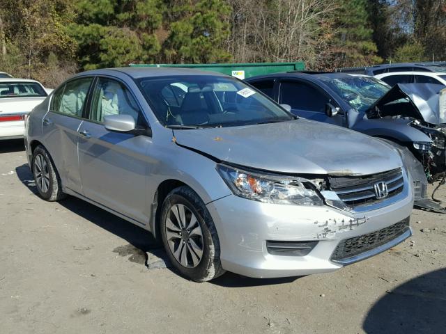 1HGCR2F31EA249488 - 2014 HONDA ACCORD LX SILVER photo 1