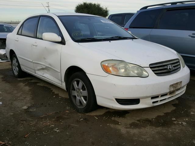 1NXBR32E33Z063420 - 2003 TOYOTA COROLLA CE WHITE photo 1