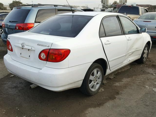 1NXBR32E33Z063420 - 2003 TOYOTA COROLLA CE WHITE photo 4