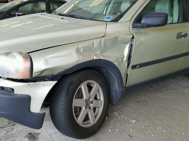 YV4CY592561291084 - 2006 VOLVO XC90 GOLD photo 9