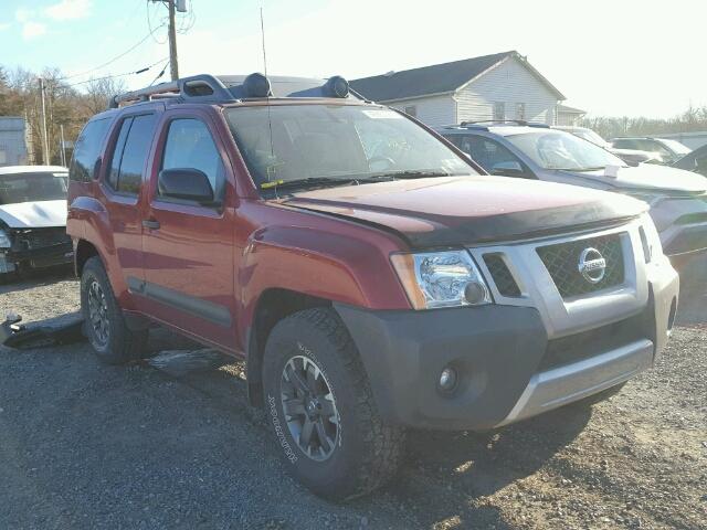 5N1AN0NW2FN665055 - 2015 NISSAN XTERRA X RED photo 1