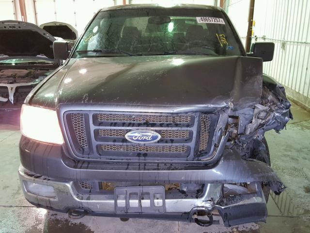 1FTRX14W04NA83123 - 2004 FORD F150 GRAY photo 7