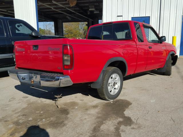 1N6DD26S3YC351664 - 2000 NISSAN FRONTIER K RED photo 4