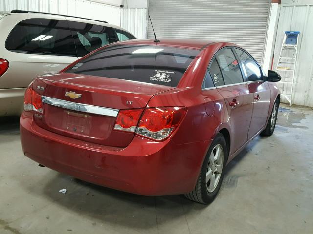 1G1PE5SC1C7235189 - 2012 CHEVROLET CRUZE LT RED photo 4