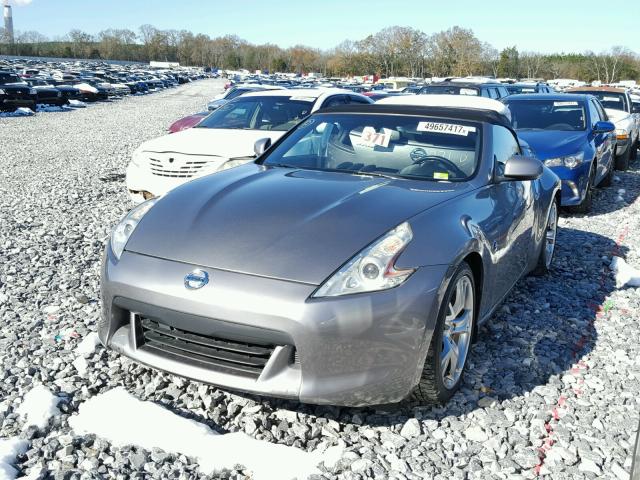 JN1AZ4FH7AM303417 - 2010 NISSAN 370Z GRAY photo 2