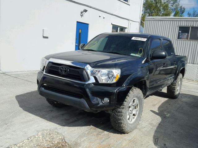 5TFLU4EN4EX102509 - 2014 TOYOTA TACOMA DOU BLACK photo 2