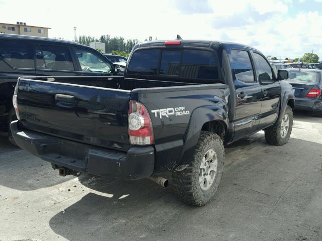 5TFLU4EN4EX102509 - 2014 TOYOTA TACOMA DOU BLACK photo 4