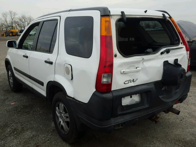 SHSRD78814U241175 - 2004 HONDA CR-V EX WHITE photo 3