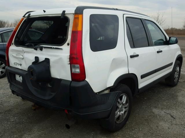 SHSRD78814U241175 - 2004 HONDA CR-V EX WHITE photo 4