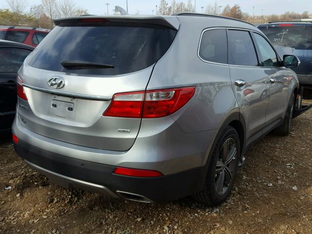 KM8SR4HF6FU099581 - 2015 HYUNDAI SANTA FE G SILVER photo 4