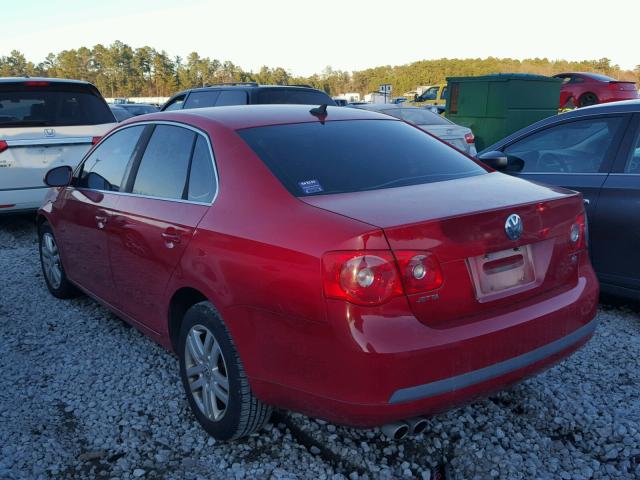 3VWSF71K37M039850 - 2007 VOLKSWAGEN JETTA 2.5 RED photo 3