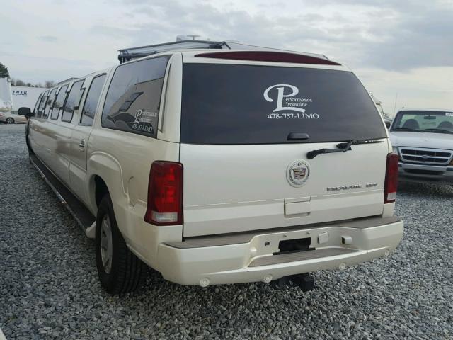 3GYFK66N65G205300 - 2005 CADILLAC ESCALADE E WHITE photo 3