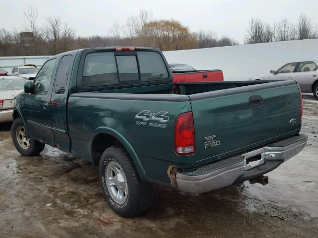 1FTRX18L5XNA62241 - 1999 FORD F150 GREEN photo 3