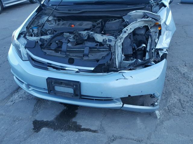 19XFB2F85CE080548 - 2012 HONDA CIVIC EX ლურჯი ფოტო 7