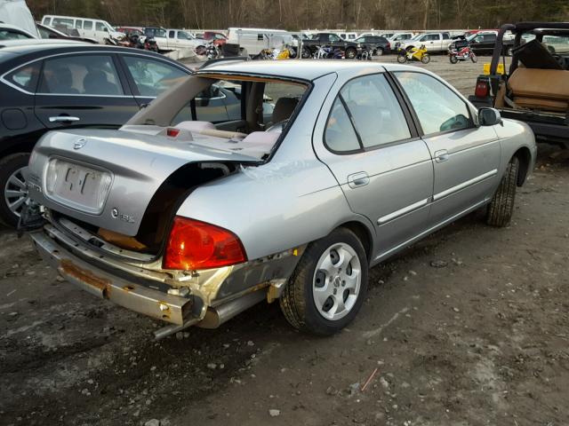 3N1CB51D54L829079 - 2004 NISSAN SENTRA 1.8 GRAY photo 4