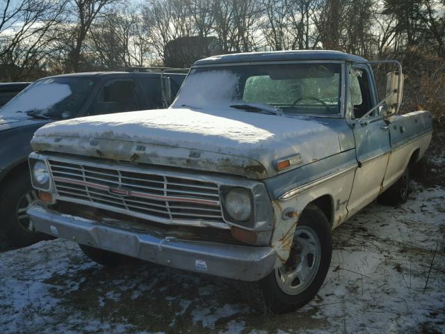 F25HRC78326 - 1968 FORD ECONO E150 BLUE photo 2