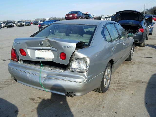 JT8BD69SX10148743 - 2001 LEXUS GS 300 SILVER photo 4