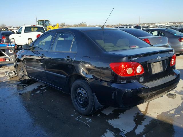 JTDBR32E770103922 - 2007 TOYOTA COROLLA CE BLACK photo 3