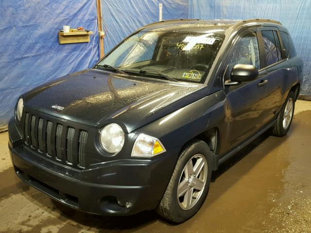 1J8FT47W57D145811 - 2007 JEEP COMPASS BLUE photo 2