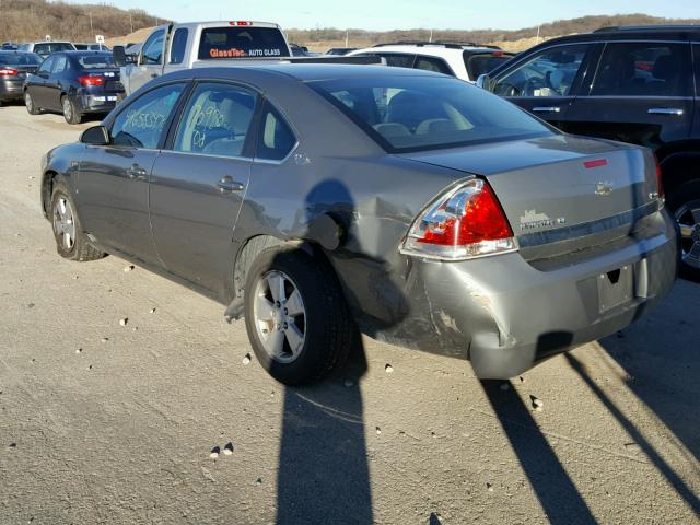 2G1WT55K581257320 - 2008 CHEVROLET IMPALA LT GRAY photo 3