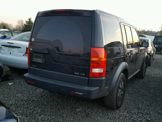 SALAD25485A315526 - 2005 LAND ROVER LR3 SE BLACK photo 4