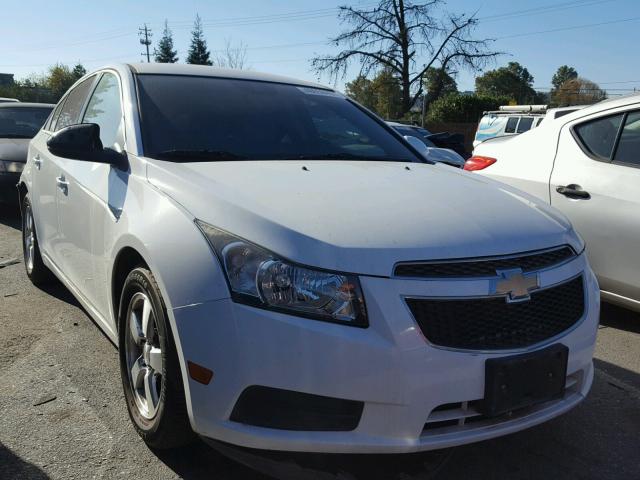 1G1PF5SC2C7376091 - 2012 CHEVROLET CRUZE LT WHITE photo 1