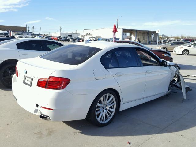 WBAFR9C5XBC617612 - 2011 BMW 550 I WHITE photo 4