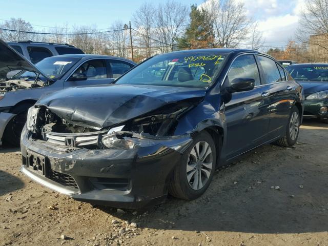 1HGCR2F36FA206363 - 2015 HONDA ACCORD LX BLACK photo 2