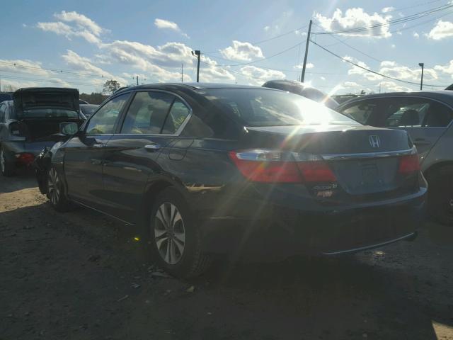 1HGCR2F36FA206363 - 2015 HONDA ACCORD LX BLACK photo 3