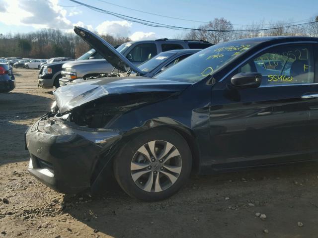 1HGCR2F36FA206363 - 2015 HONDA ACCORD LX BLACK photo 9