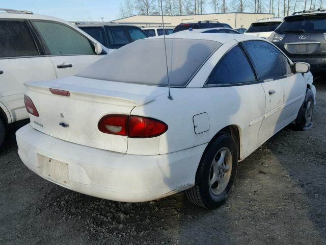 1G1JC1240Y7219666 - 2000 CHEVROLET CAVALIER WHITE photo 4