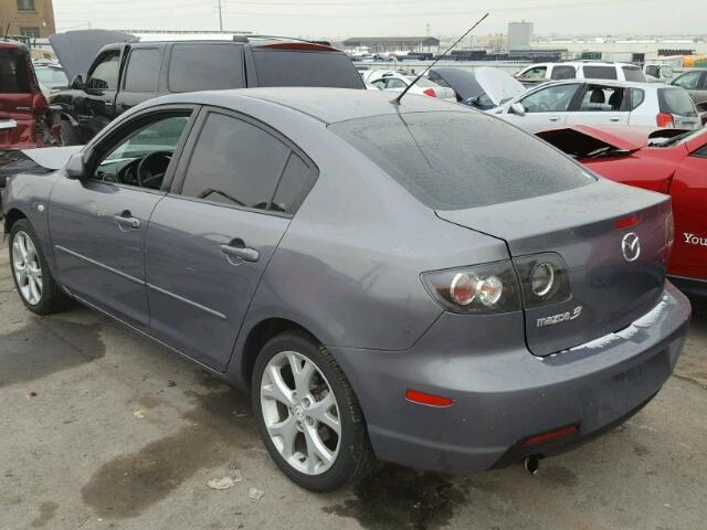 JM1BK32F691198354 - 2009 MAZDA 3 I GRAY photo 3