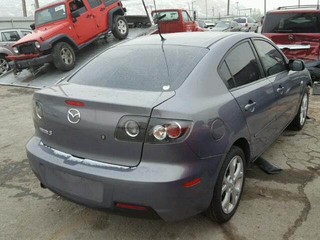 JM1BK32F691198354 - 2009 MAZDA 3 I GRAY photo 4