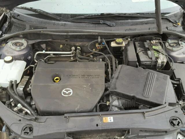 JM1BK32F691198354 - 2009 MAZDA 3 I GRAY photo 7