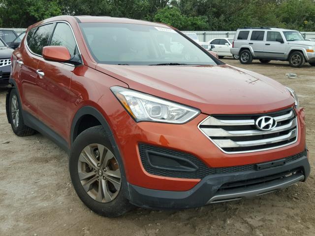 5XYZT3LB7GG351697 - 2016 HYUNDAI SANTA FE S ORANGE photo 1