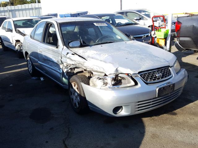 3N1CB51A72L551370 - 2002 NISSAN SENTRA GXE SILVER photo 1