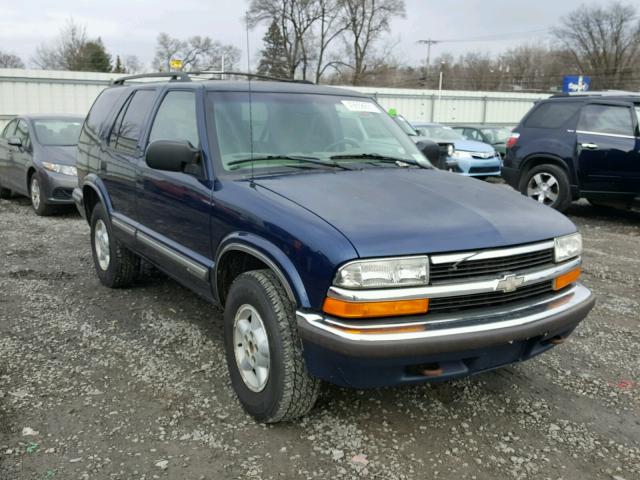 1GNDT13W4X2221041 - 1999 CHEVROLET BLAZER BLUE photo 1