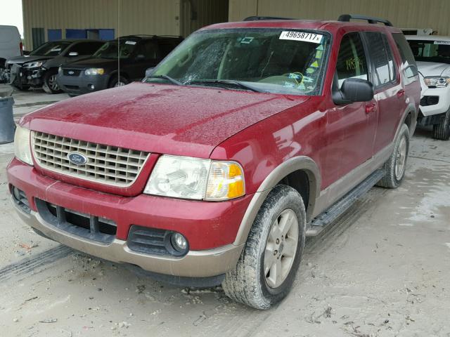 1FMZU64K03UA06772 - 2003 FORD EXPLORER E RED photo 2