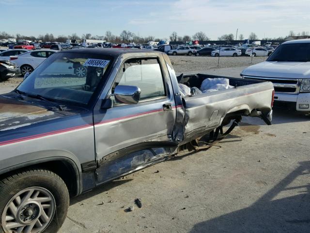 1B7GL26XXNS545236 - 1992 DODGE DAKOTA BLUE photo 9