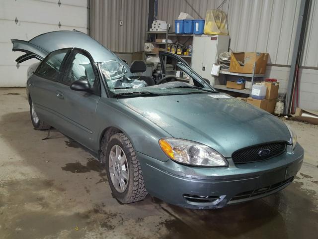 1FAFP53U85A242219 - 2005 FORD TAURUS SE GREEN photo 1