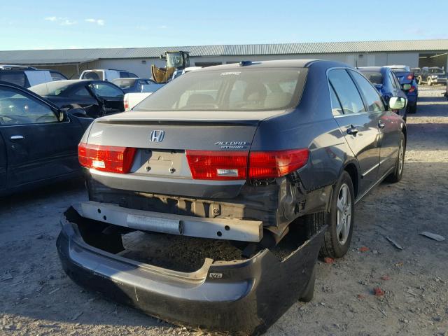 JHMCN36465C018016 - 2005 HONDA ACCORD HYB GRAY photo 4