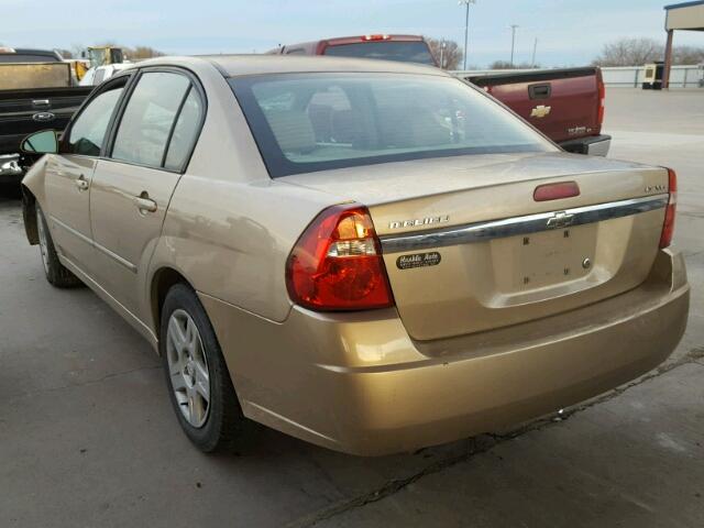 1G1ZT51806F254371 - 2006 CHEVROLET MALIBU LT GOLD photo 3