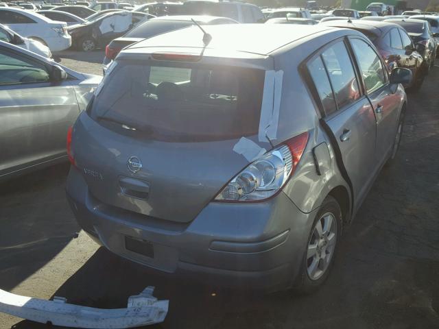 3N1BC13E99L473489 - 2009 NISSAN VERSA S GRAY photo 4