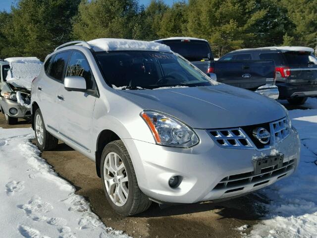 JN8AS5MV6DW136576 - 2013 NISSAN ROGUE S GRAY photo 1