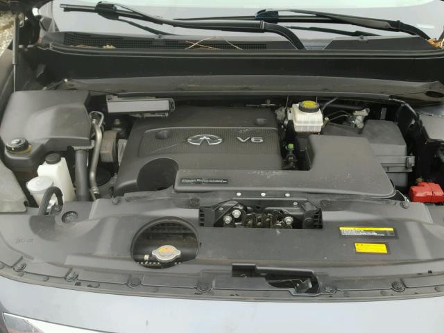 5N1AL0MMXEC531636 - 2014 INFINITI QX60 GRAY photo 7