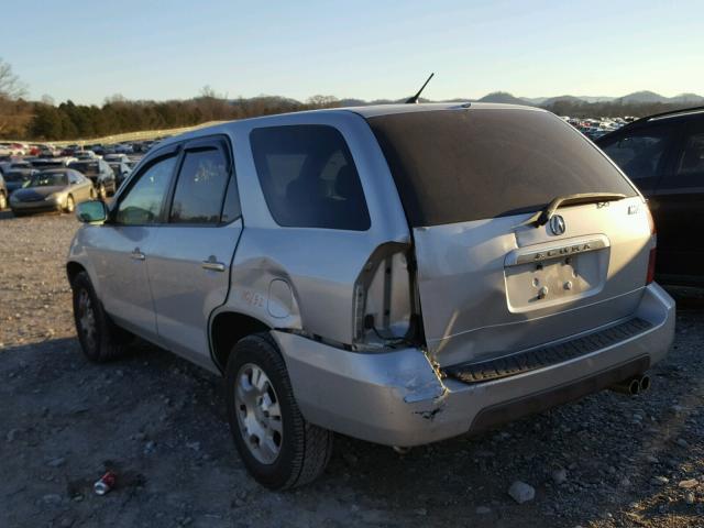 2HNYD18201H529023 - 2001 ACURA MDX SILVER photo 3